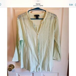 Presswick & Moore Pastel Green Shirt